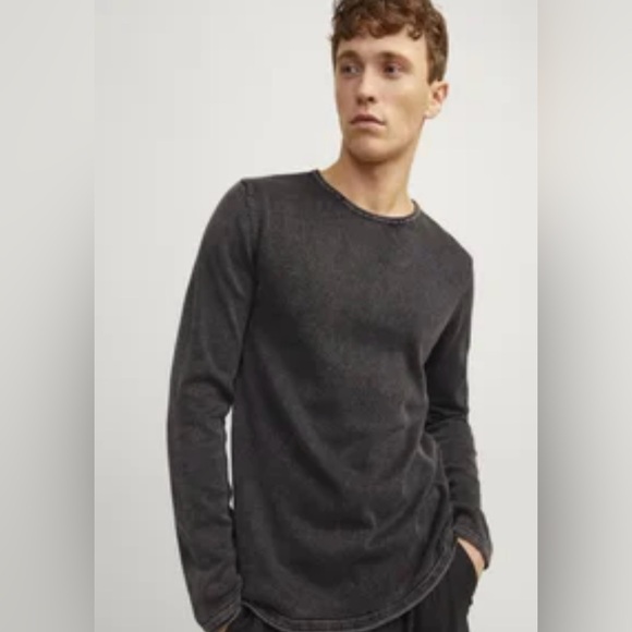 JACK & JONES JJELEO KNIT CREW NECK NOOS CAVIAR S - Picture 2 of 10